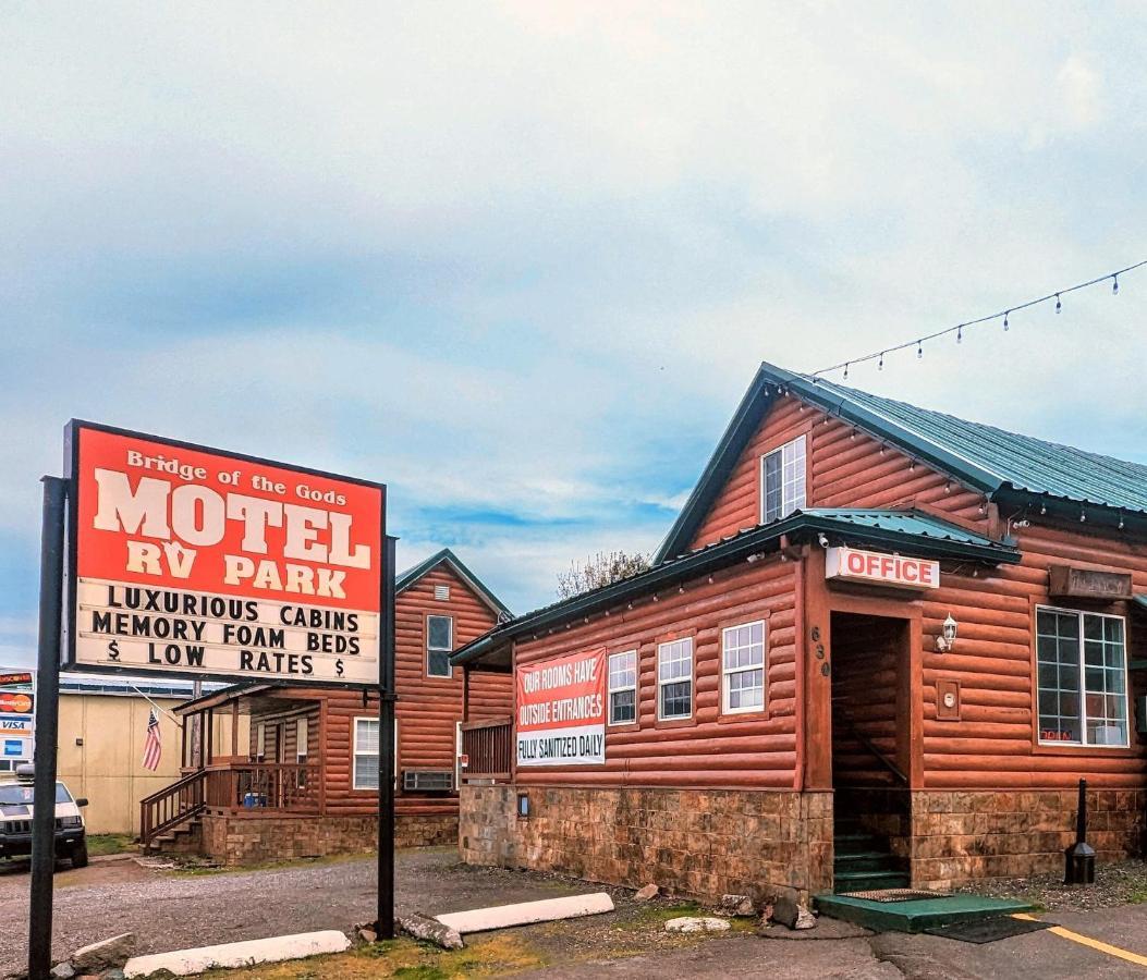 Bridge Of The Gods Motel, Cabins & Rv Park カスケード・ロックス エクステリア 写真